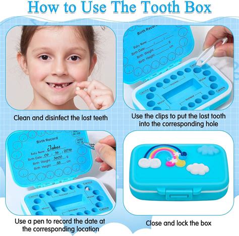 tooth saver box|baby teeth keepsake holder.